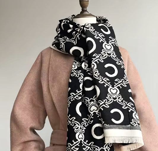 Themis™ Luxury Cashmere Paisley Winter Scarf & Shawl