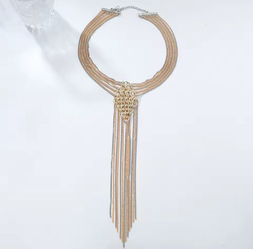 Betty™ Vintage Geometric Tassel Necklace