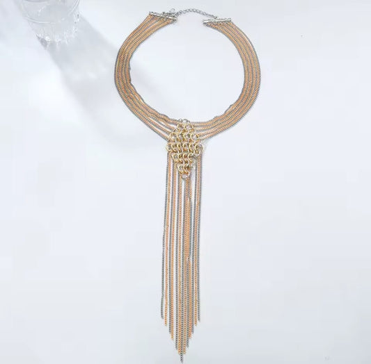 Betty™ Vintage Geometric Tassel Necklace
