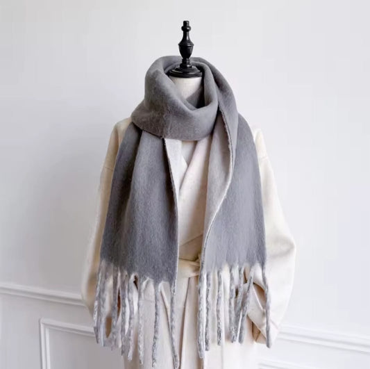 Selene™ Solid Color Cashmere-Feel Winter Pashmina Scarf