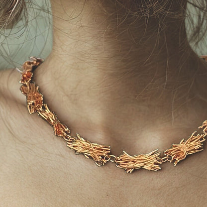 Brancha™ Organic Gold Link Necklace