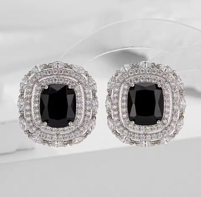 Brilessa™ Indian Gold Cubic Zircon Stud Earrings – Luxury Wedding & Engagement Jewelry