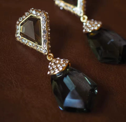 Hélina™ EU Retro Irregular Shape Clip-On Earrings