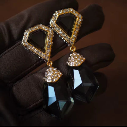 Hélina™ EU Retro Irregular Shape Clip-On Earrings