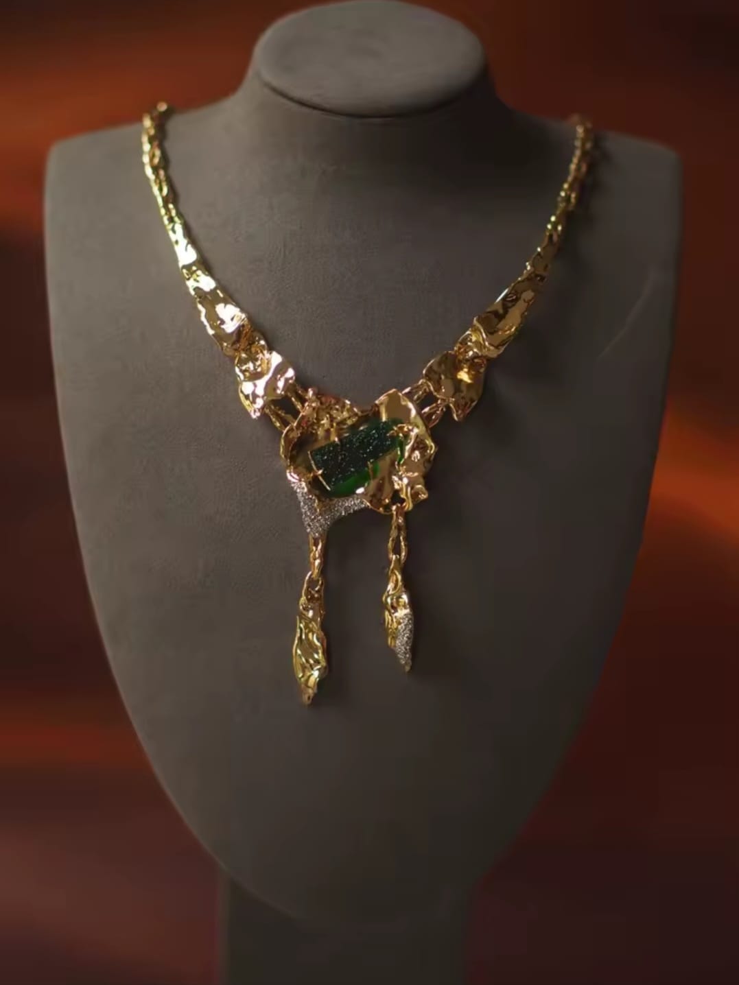 Solana™ Emerald Minimalist Designer Necklace
