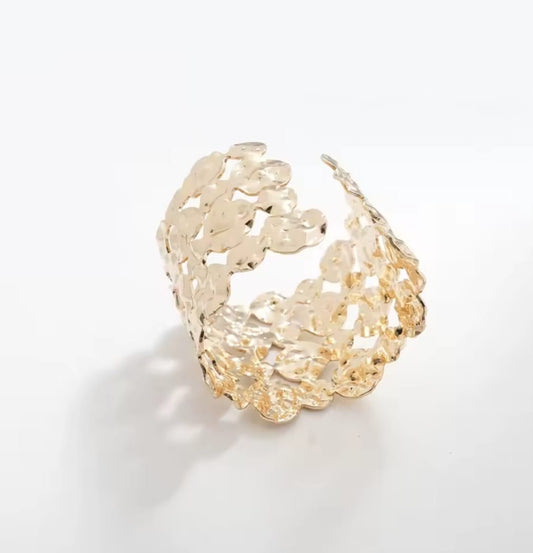 Noriana™ Textured 3D Statement Bracelet