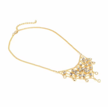 Klelia™ Vintage Triangle Rhinestone Chain Necklace