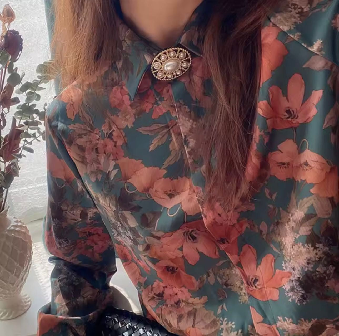 Gavrent™ Edwardian Oval Pearl Brooch