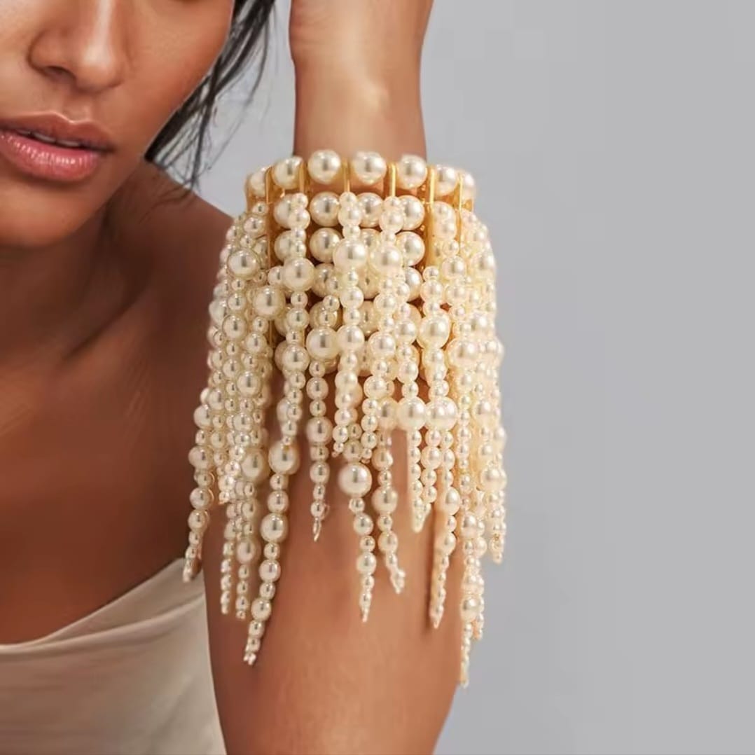 Cornelia™ Bohemian Multi-Layer Tassel & Bead Bracelet Set