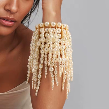 Cornelia™ Bohemian Multi-Layer Tassel & Bead Bracelet Set
