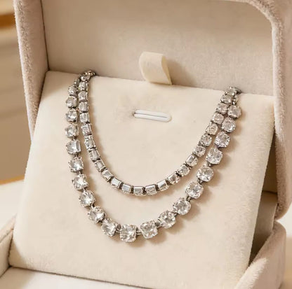 Marisol™ Double Layer Crystal Choker Necklace