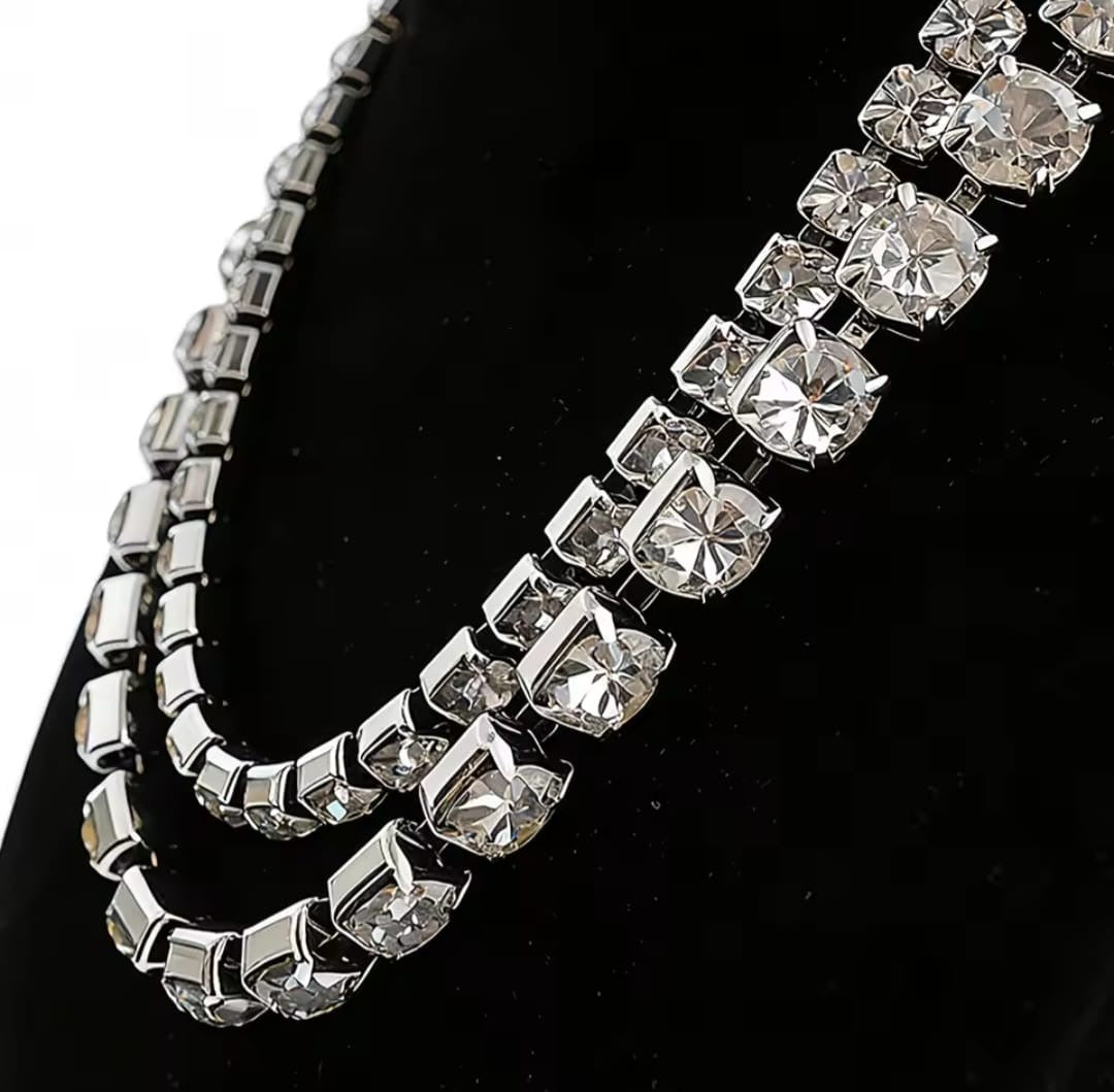 Marisol™ Double Layer Crystal Choker Necklace