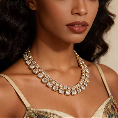 Marisol™ Double Layer Crystal Choker Necklace