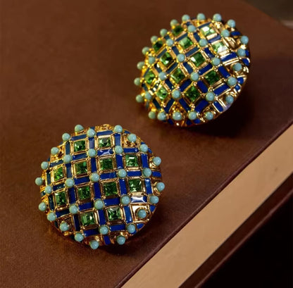 Azaria™ Antique Chic Diamond Stud Earrings