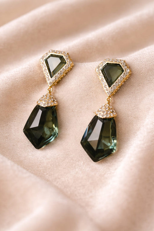 Hélina™ EU Retro Irregular Shape Clip-On Earrings