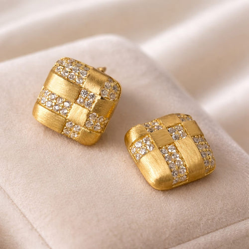 Estrella™ S925 Sterling Silver Stud Earrings – French Vintage Elegant Niche Design