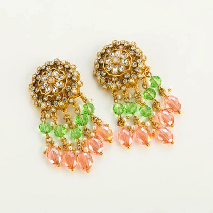 Junelith™ Sunflower Crystal Drop Earrings