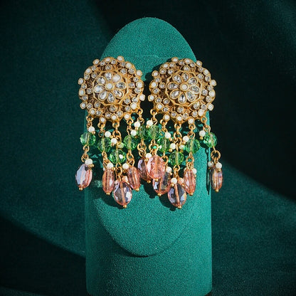Junelith™ Sunflower Crystal Drop Earrings