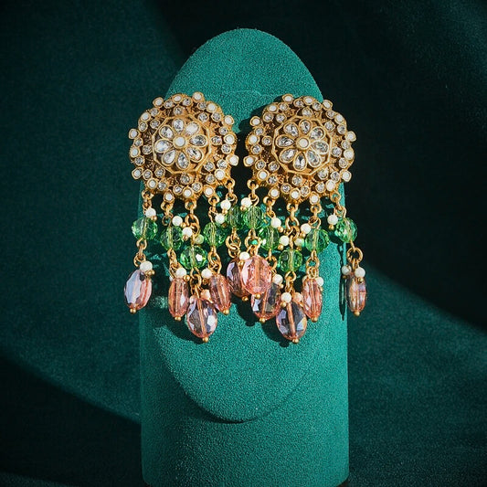 Junelith™ Sunflower Crystal Drop Earrings