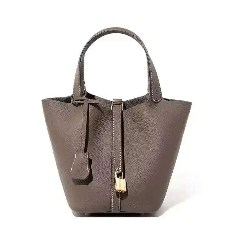Claudia™ Togo Leather Bucket Handbag