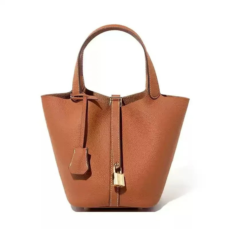 Claudia™ Togo Leather Bucket Handbag