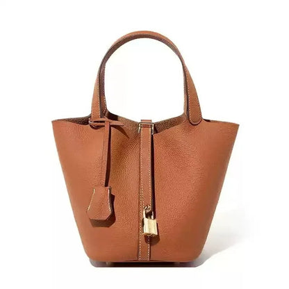 Claudia™ Togo Leather Bucket Handbag
