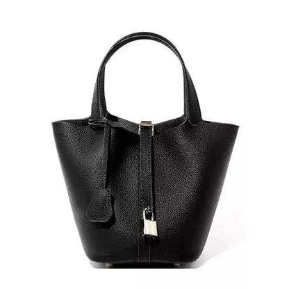 Claudia™ Togo Leather Bucket Handbag
