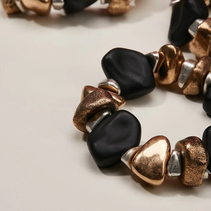 Laurent™ Boho Multilayer Pearl Charm Bracelet Set