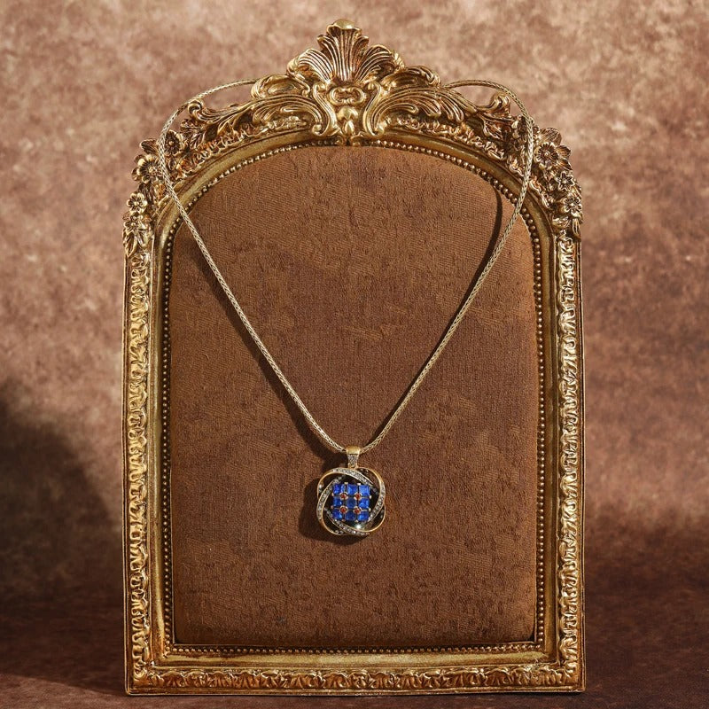 Kralin™ Vintage Blue Crystal Drop Earrings