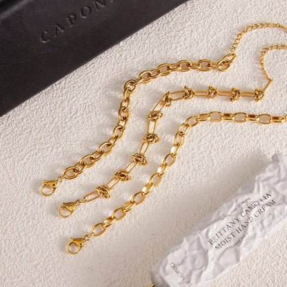 Duval™ Minimalist 18K Gold Chain Bracelet