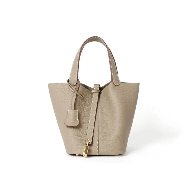 Claudia™ Togo Leather Bucket Handbag