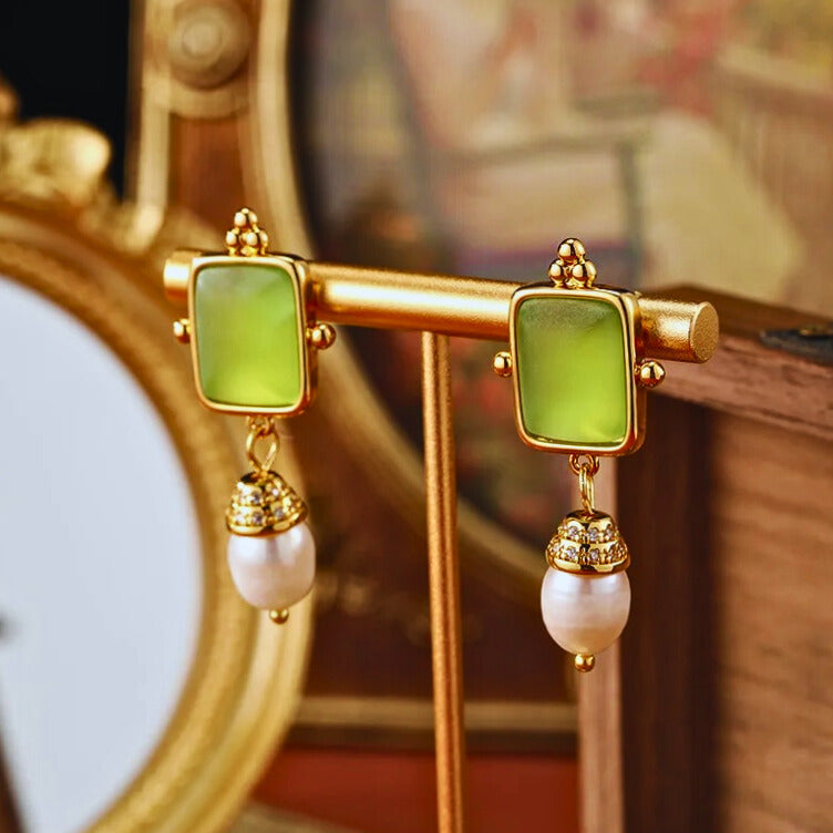 Mirellia™ Palace Pearl Tassel Earrings