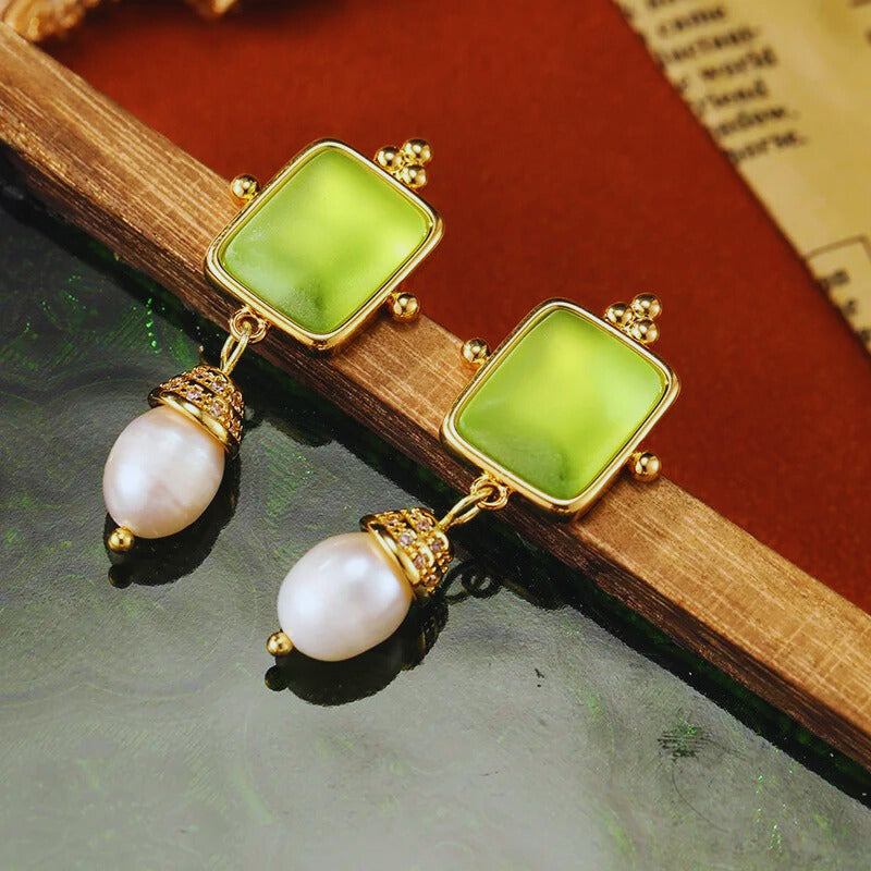 Mirellia™ Palace Pearl Tassel Earrings