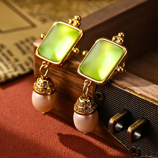 Mirellia™ Palace Pearl Tassel Earrings