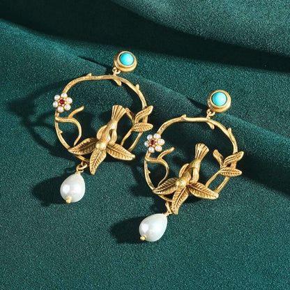 Melivora™ Baroque Pearl Drop Earrings