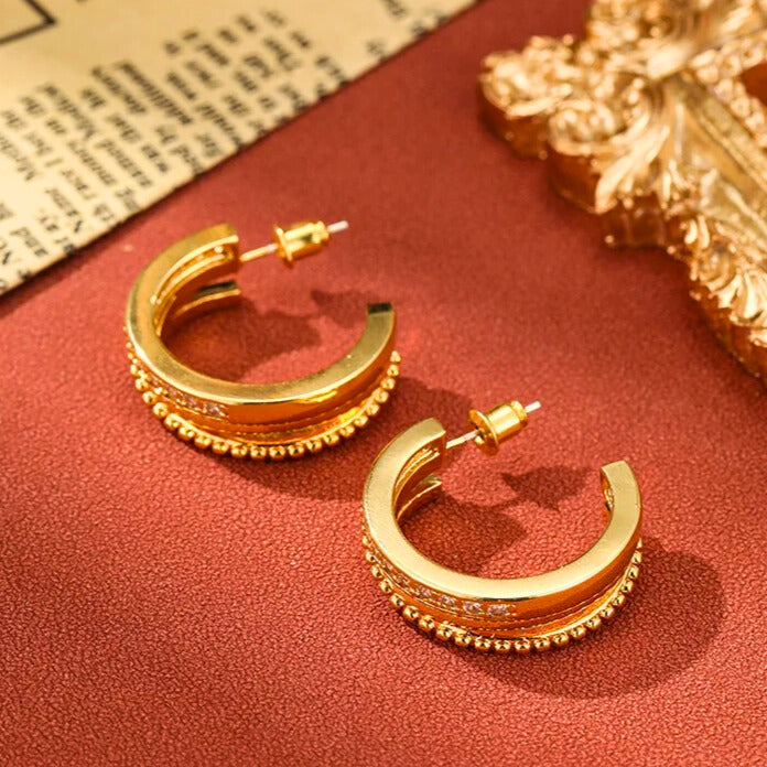Minvera™ – Retro Minimalist Luxury Earrings