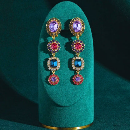 Novellea™ Crystal Bloom Drop Earrings