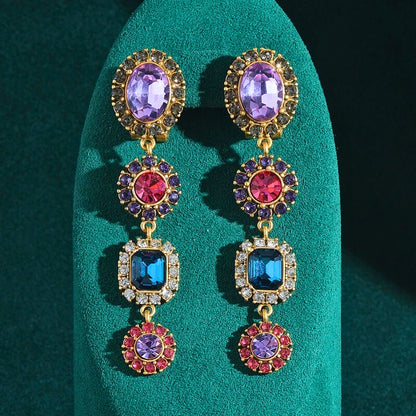 Novellea™ Crystal Bloom Drop Earrings