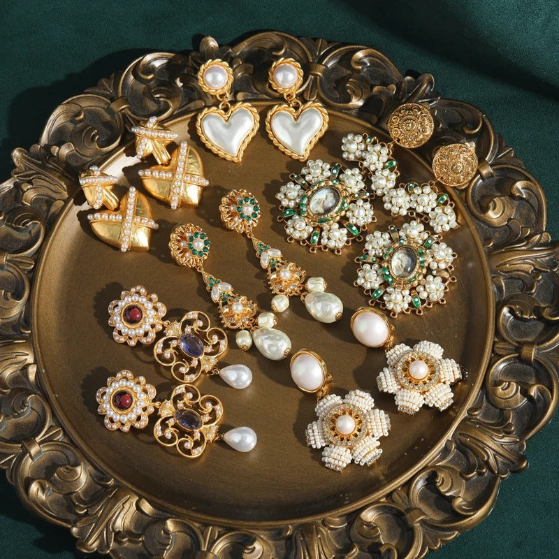 Norellia™ Vintage Pearl Drop Earrings