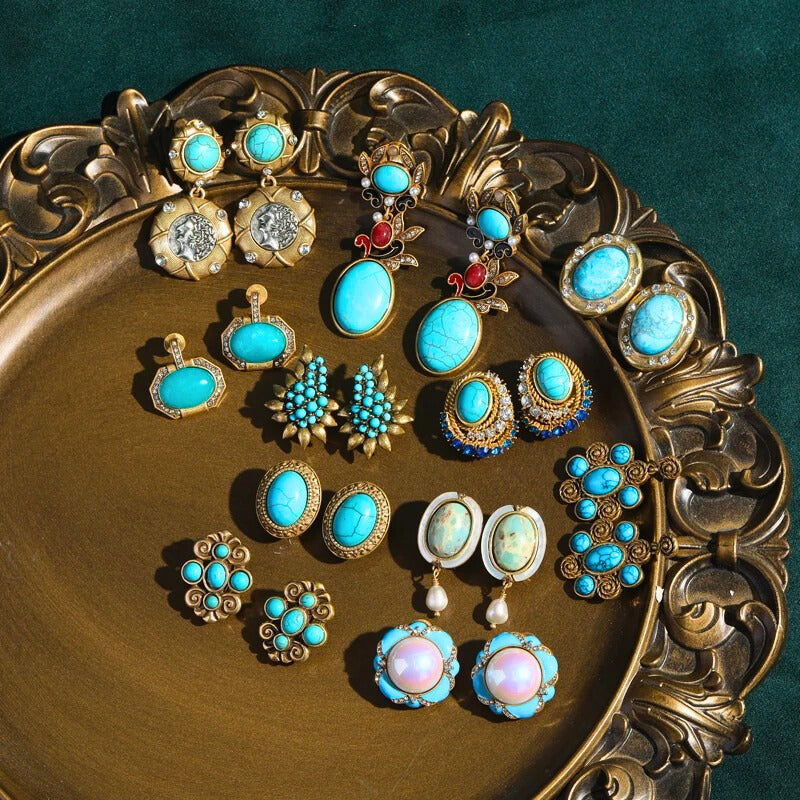 Novadra™ Vintage Coin Medallion Earrings
