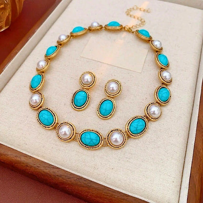 Vintessa™Vintage Geometric Statement Necklace